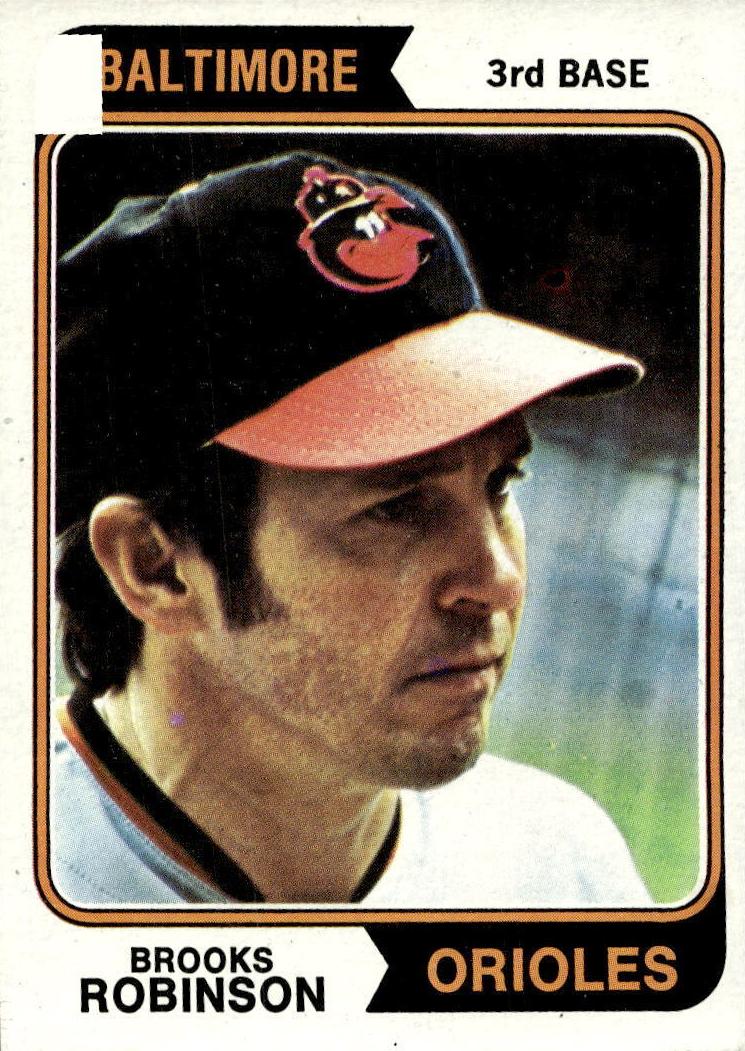 1974 Topps Baseball Brooks Robinson #160