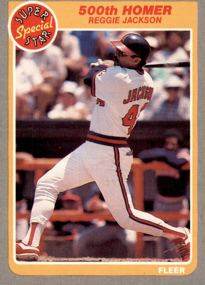 1985 Fleer Baseball Reggie Jackson #639 PSA 9
