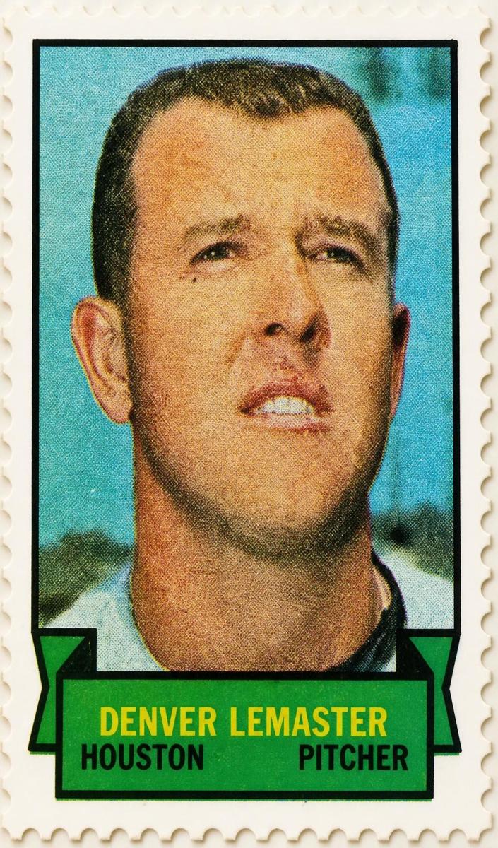 1969 Topps Stamps Baseball Denver Lemaster #NNO