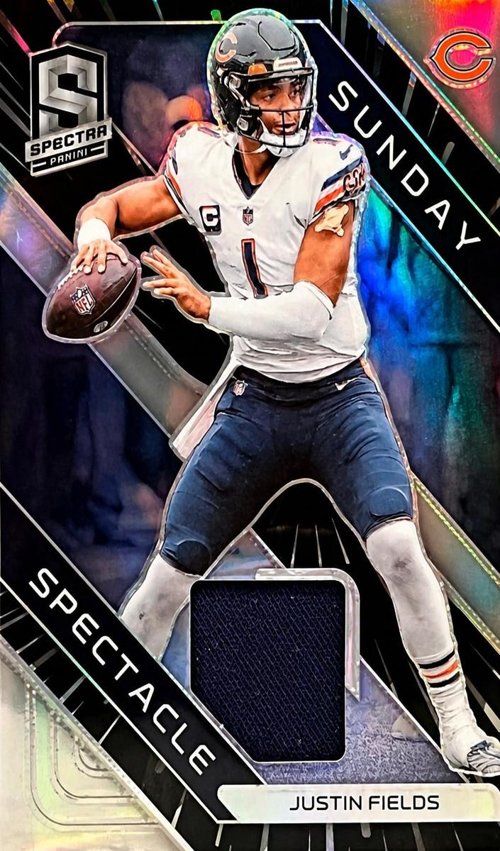 2023 Panini Spectra Football Hyper Justin Fields #SS-JFI