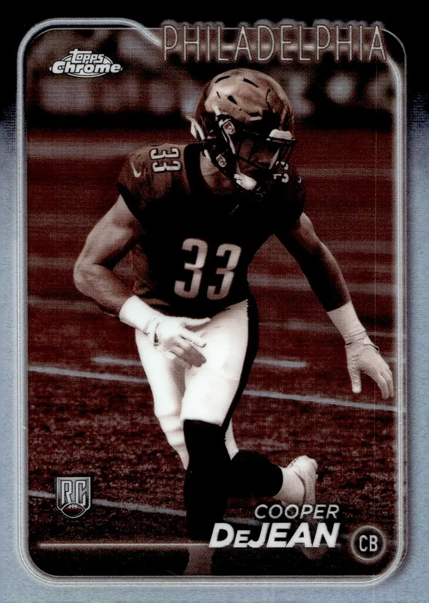 2024 Topps Chrome Football Sepia Refractor Cooper DeJean #232