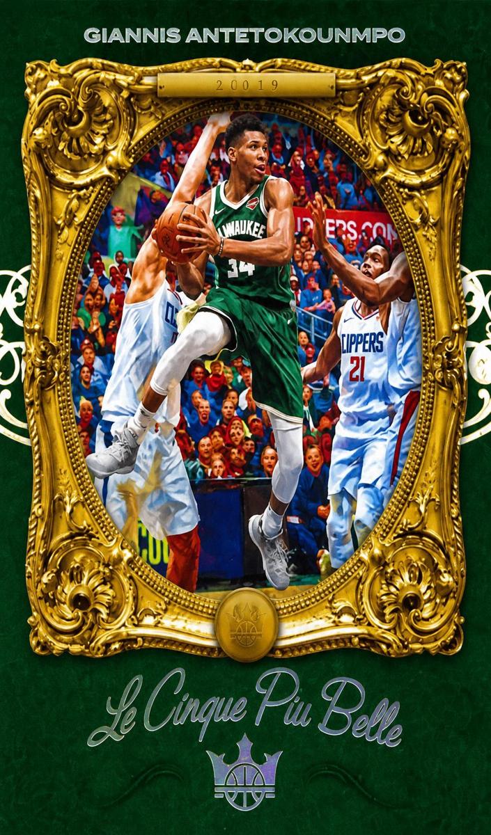 2019 Panini Court Kings Basketball Giannis Antetokounmpo #9