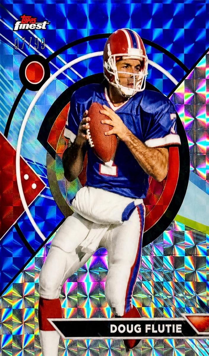 2023 Topps Composite Football Blue Refractor Doug Flutie #157 BGS 8.5