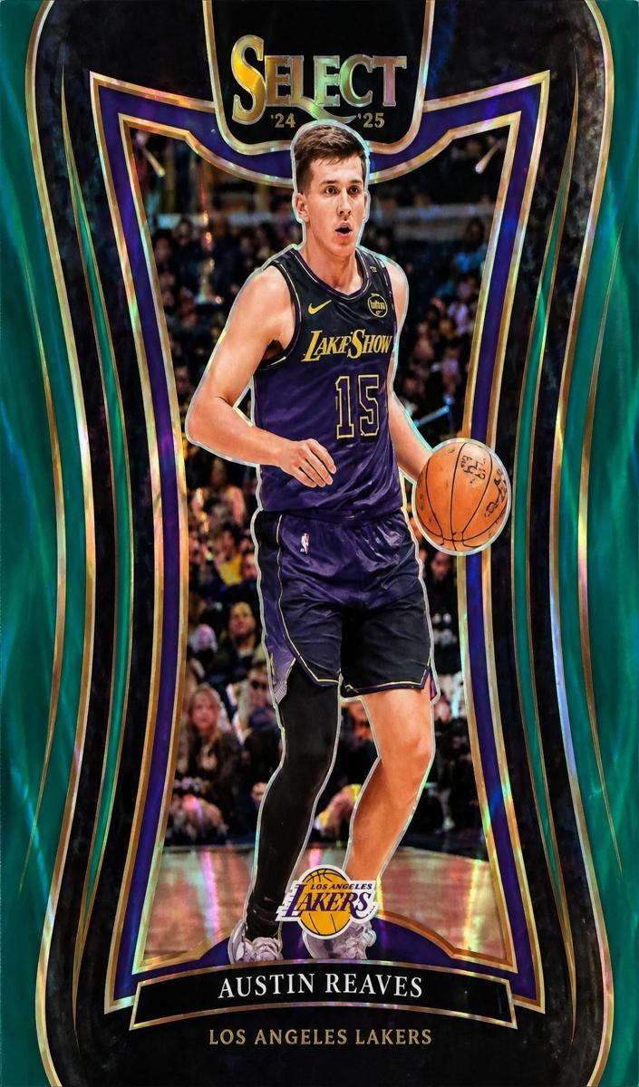2024 Panini Select Basketball Green Tectonic Austin Reaves #320