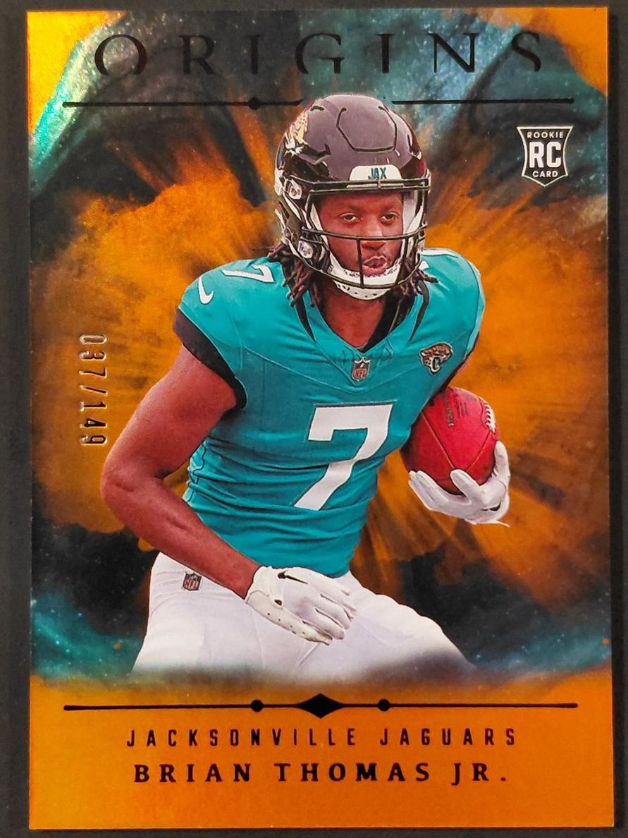 2024 Panini Origins Football Holo Orange Brian Thomas Jr. #119