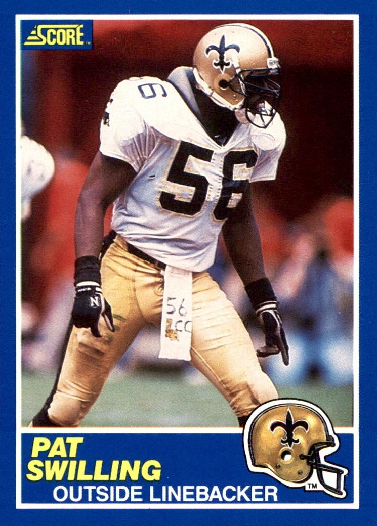 1989 Score Football Pat Swilling #37