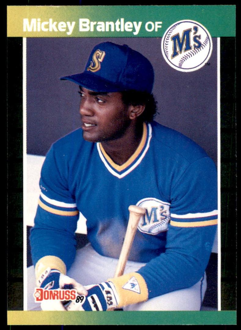 1989 Donruss Baseball Mickey Brantley #212 PSA 9