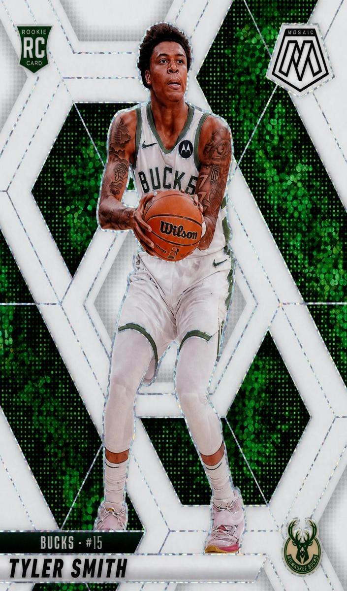 2024 Panini Mosaic Basketball White Sparkle Tyler Smith #225