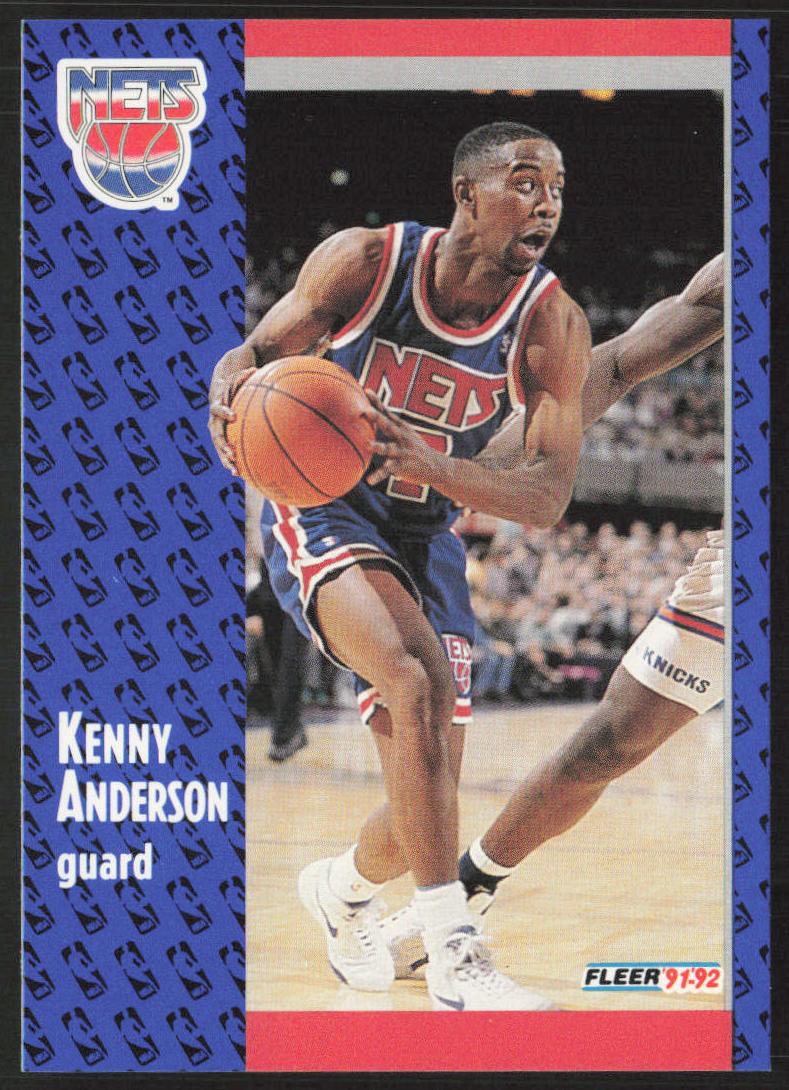1991 Fleer Basketball Kenny Anderson #322