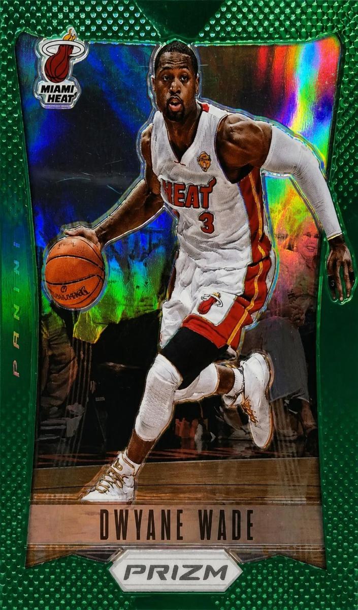 2012 Panini Prizm Basketball Green Dwyane Wade #77