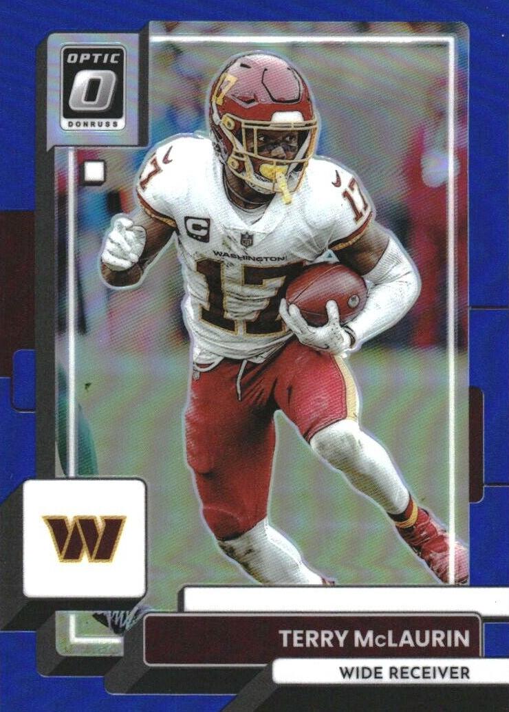 2022 Donruss Optic Football Blue Terry McLaurin #197