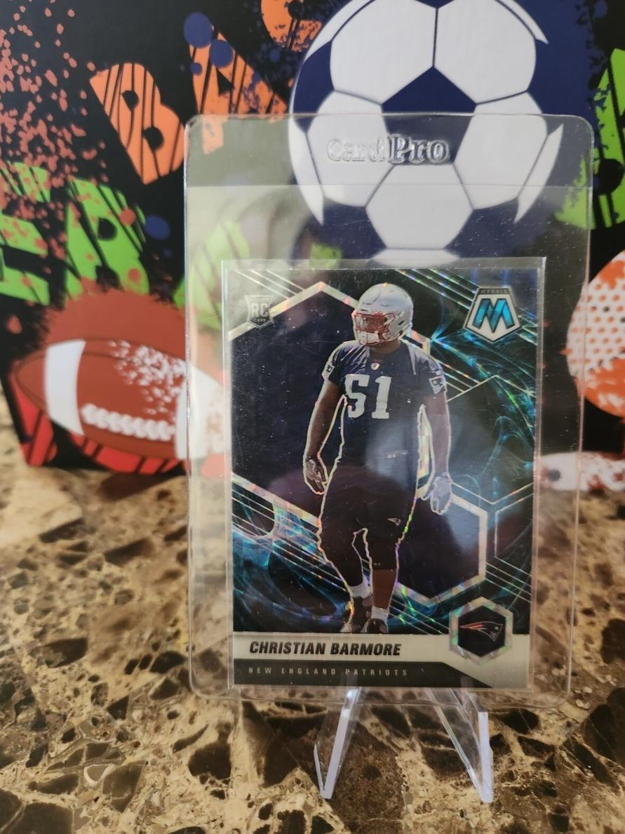 2021 Panini Mosaic Football Genesis Christian Barmore #358 PSA 9