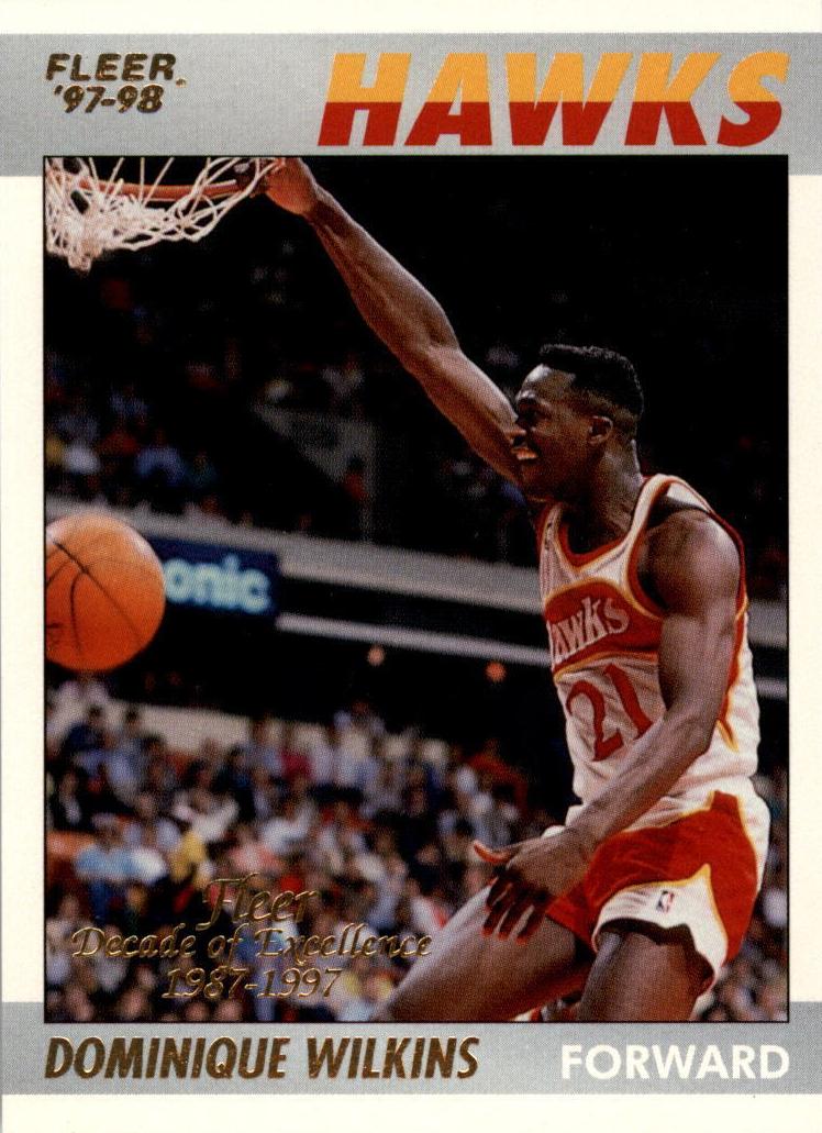 1997 Fleer Basketball Dominique Wilkins #12