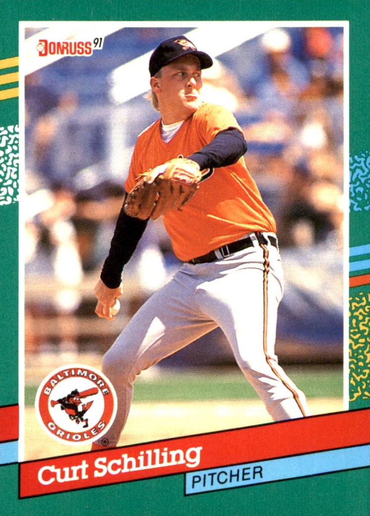 1991 Donruss Baseball Curt Schilling #556
