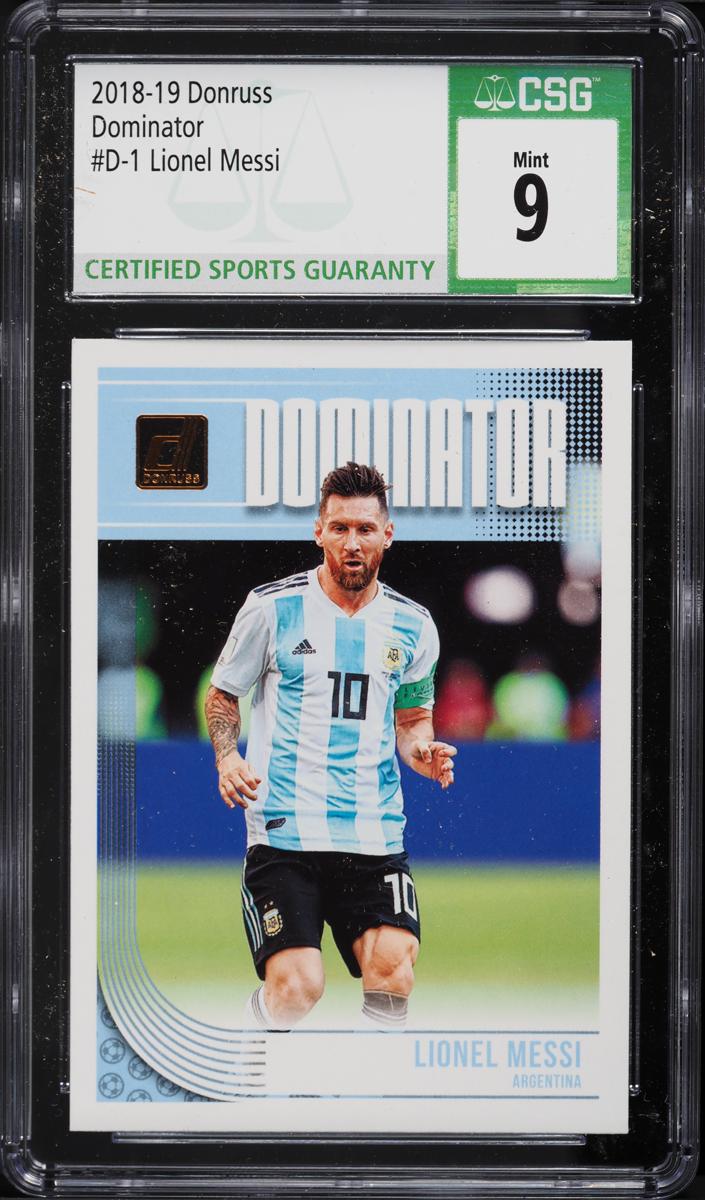 2018 Panini Donruss Soccer Lionel Messi #D-1