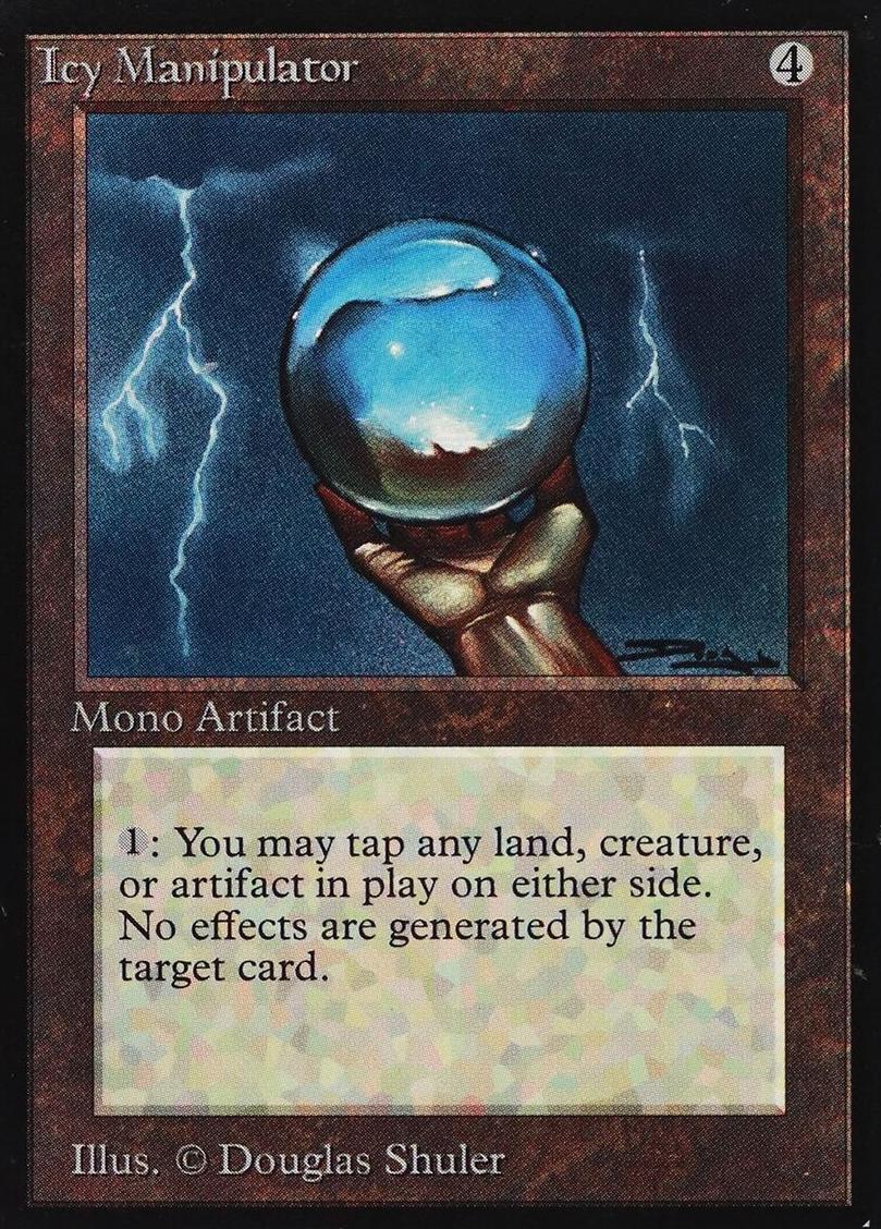 1993 Magic The Gathering Beta Icy Manipulator #NNO BGS 9.5