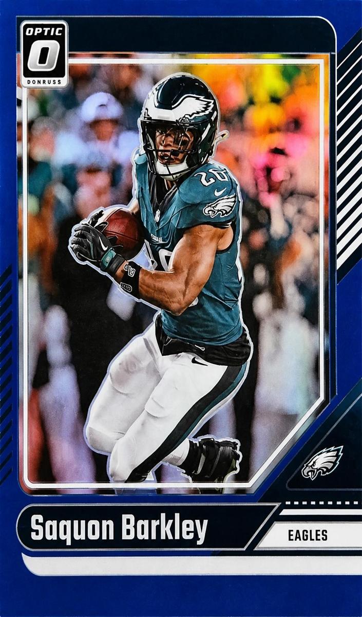 2024 Donruss Optic Football Blue Saquon Barkley #159