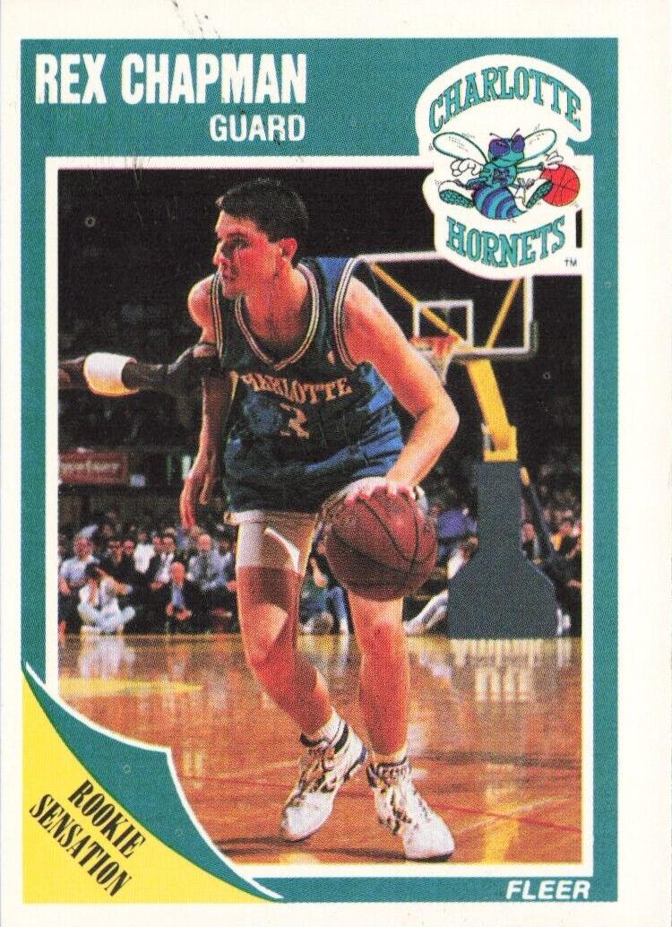1989 Fleer Basketball Rex Chapman #15 PSA 9