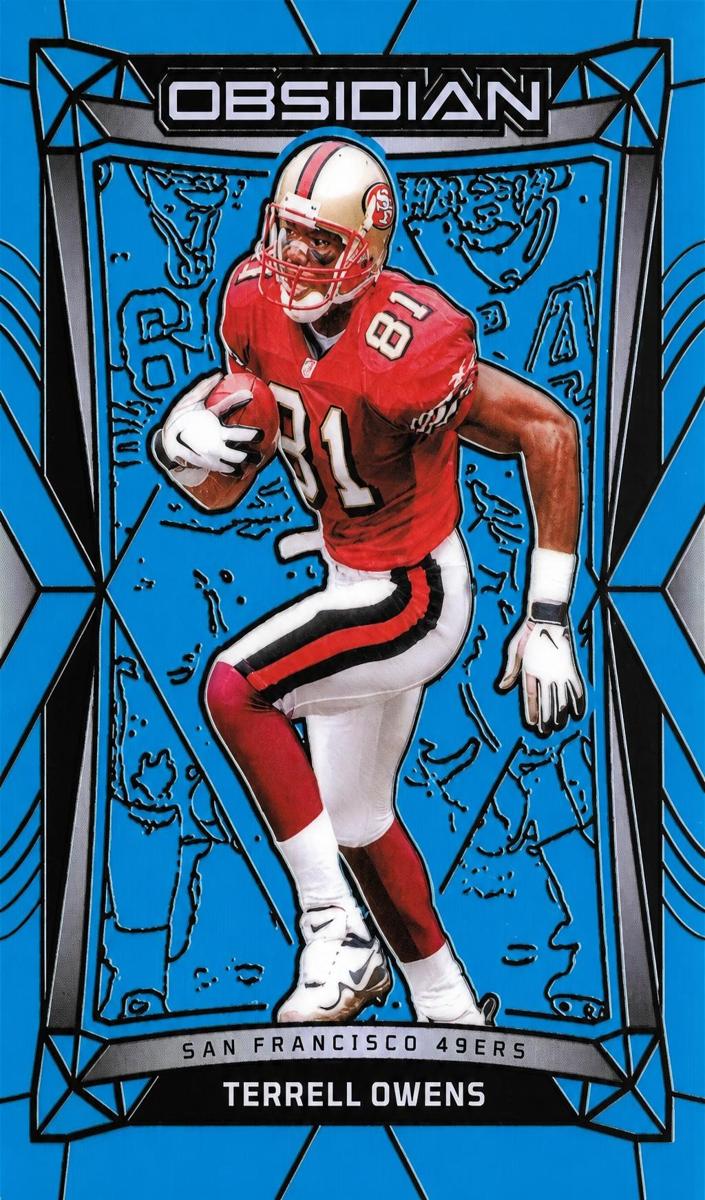 2024 Panini Obsidian Football Blue Terrell Owens #176