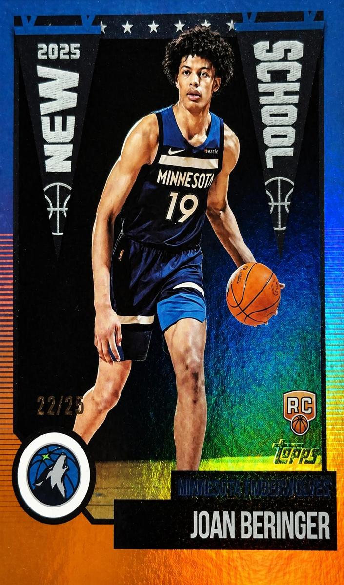 2025 Topps Basketball Orange Rainbow Joan Beringer #NS-17