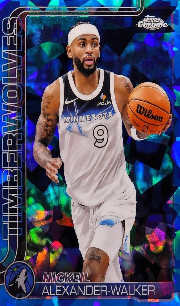2025 Topps Chrome Sapphire Basketball Nickeil Alexander-Walker #193