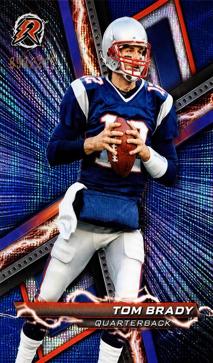 2023 Topps Composite Football Navy Surge Tom Brady #60 PSA 9