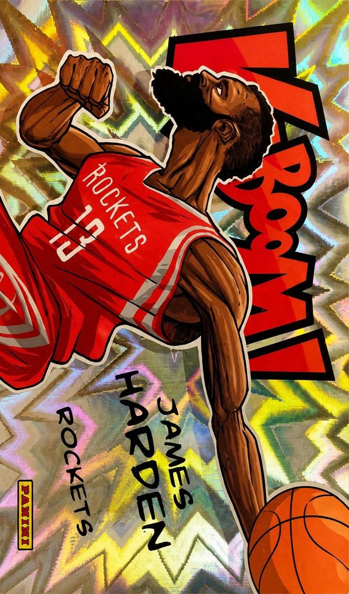 2014 Panini Excalibur Basketball James Harden #11
