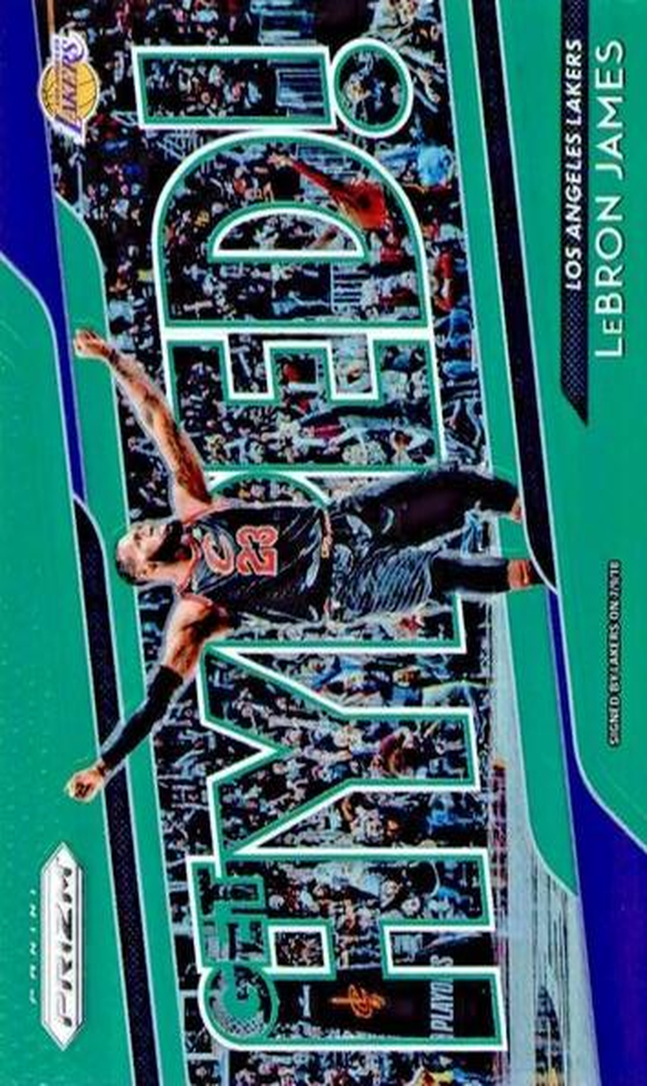 2018 Panini Prizm Basketball Green LeBron James #4