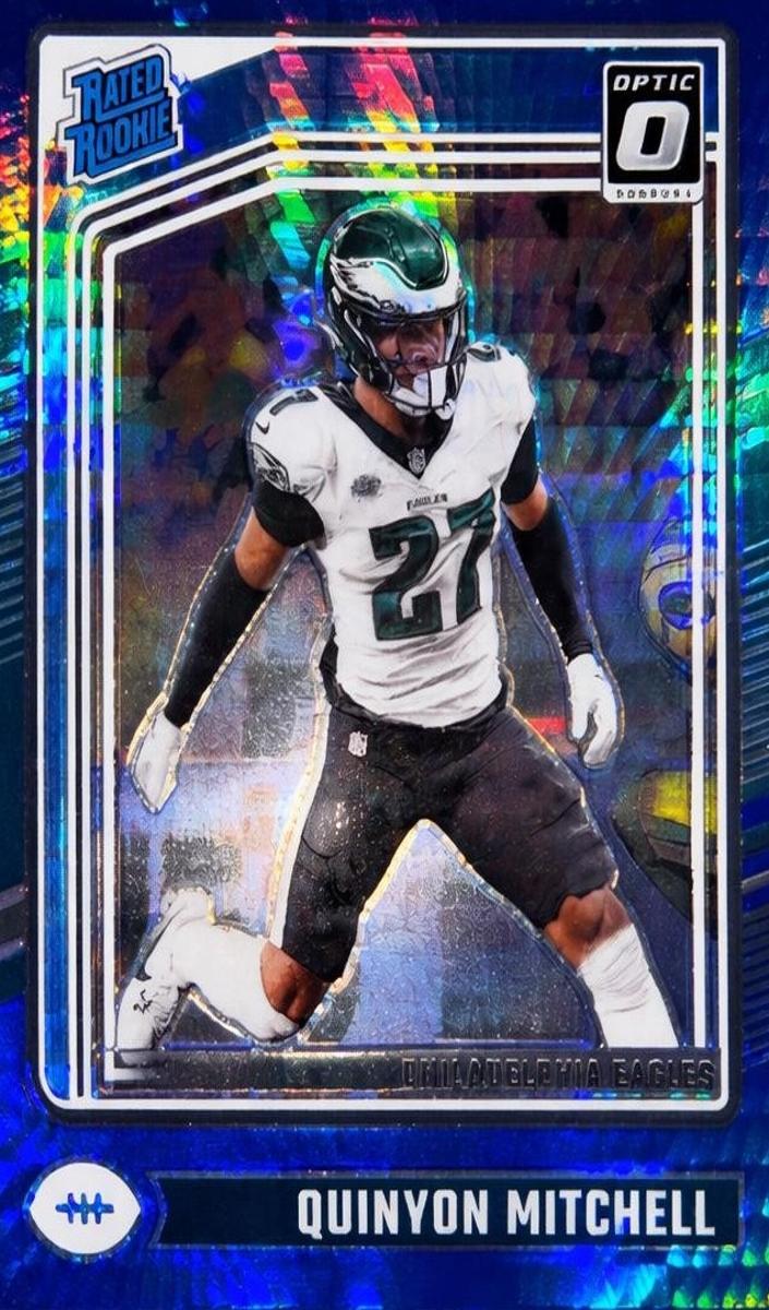 2024 Donruss Optic Football Blue Hyper Quinyon Mitchell #282