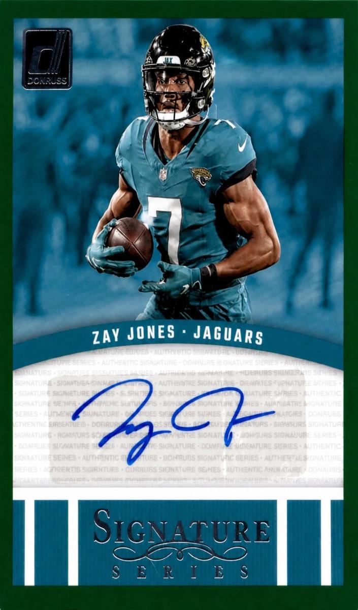 2024 Panini Donruss Football Green Zay Jones #SSE-ZJO