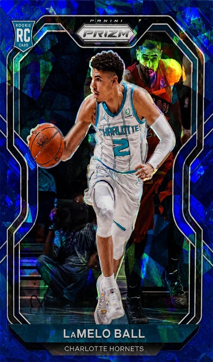 2020 Panini Prizm Basketball Blue Ice LaMelo Ball #278