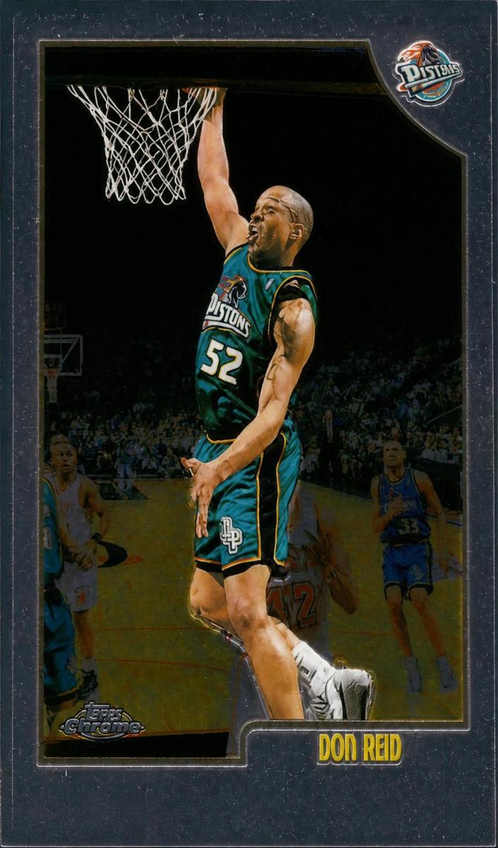 1998 Topps Chrome Basketball Don Reid #181