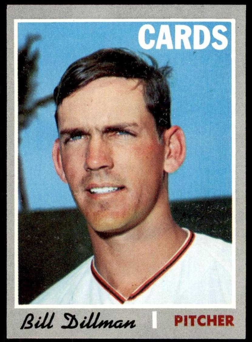 1970 Topps Baseball Bill Dillman #386 PSA 9