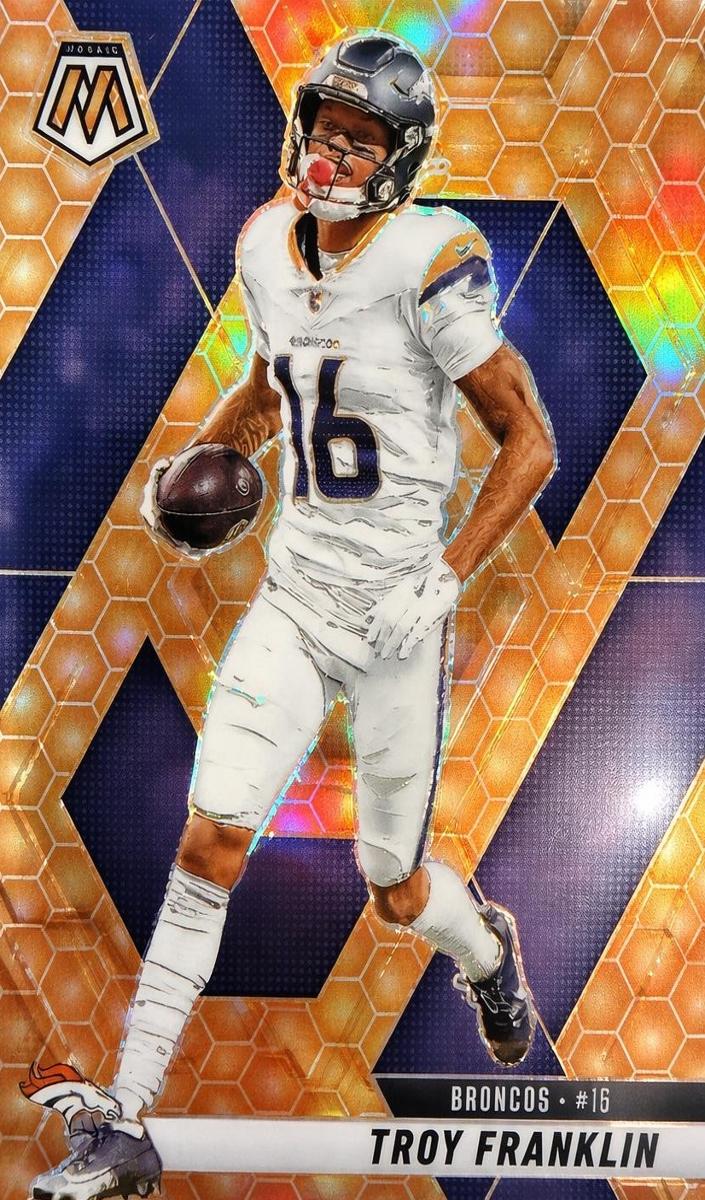 2025 Panini Mosaic Football Honeycomb Troy Franklin #16