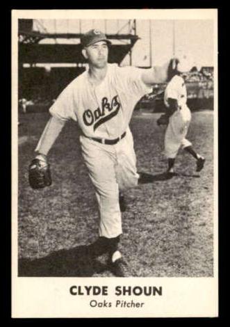 1950 Remar Bread Oakland Oaks Baseball Clyde Shoun #NNO