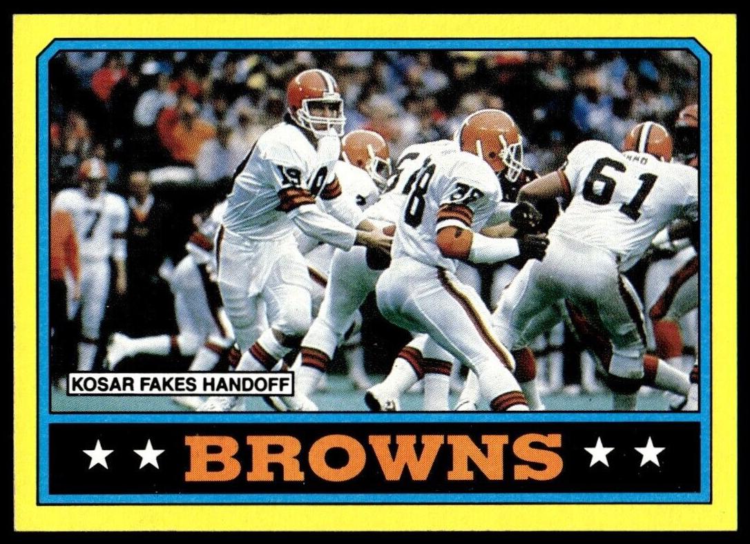 1986 Topps Football Cleveland Browns #185