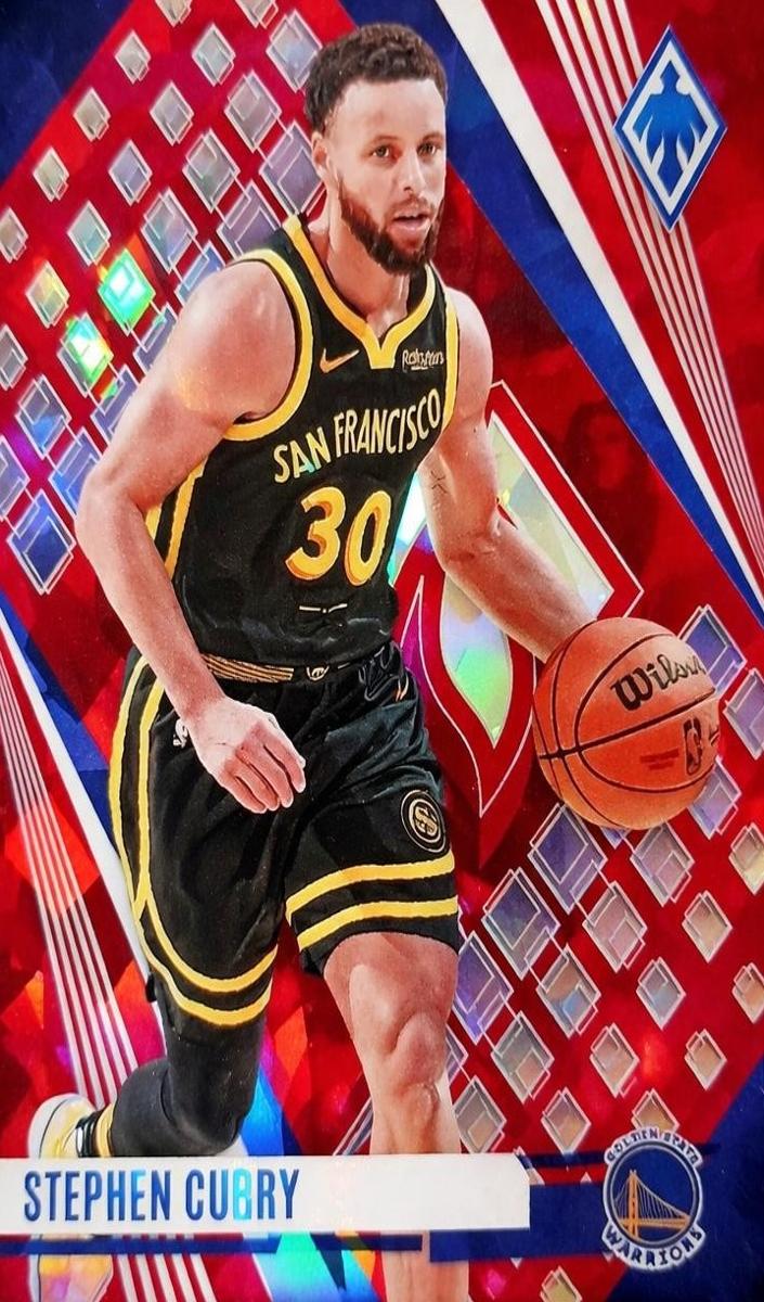 2023 Panini Phoenix Basketball Red Ice Stephen Curry #174 PSA 10