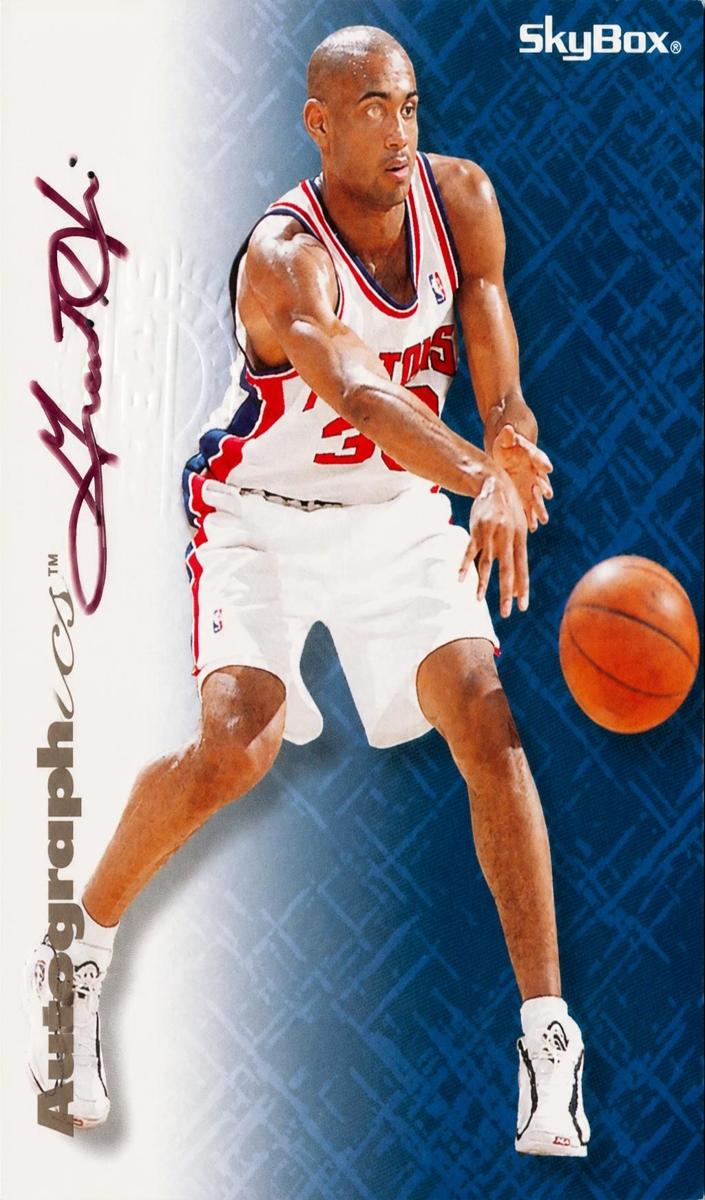 1996 Skybox Premium Basketball Grant Hill #NNO PSA 7