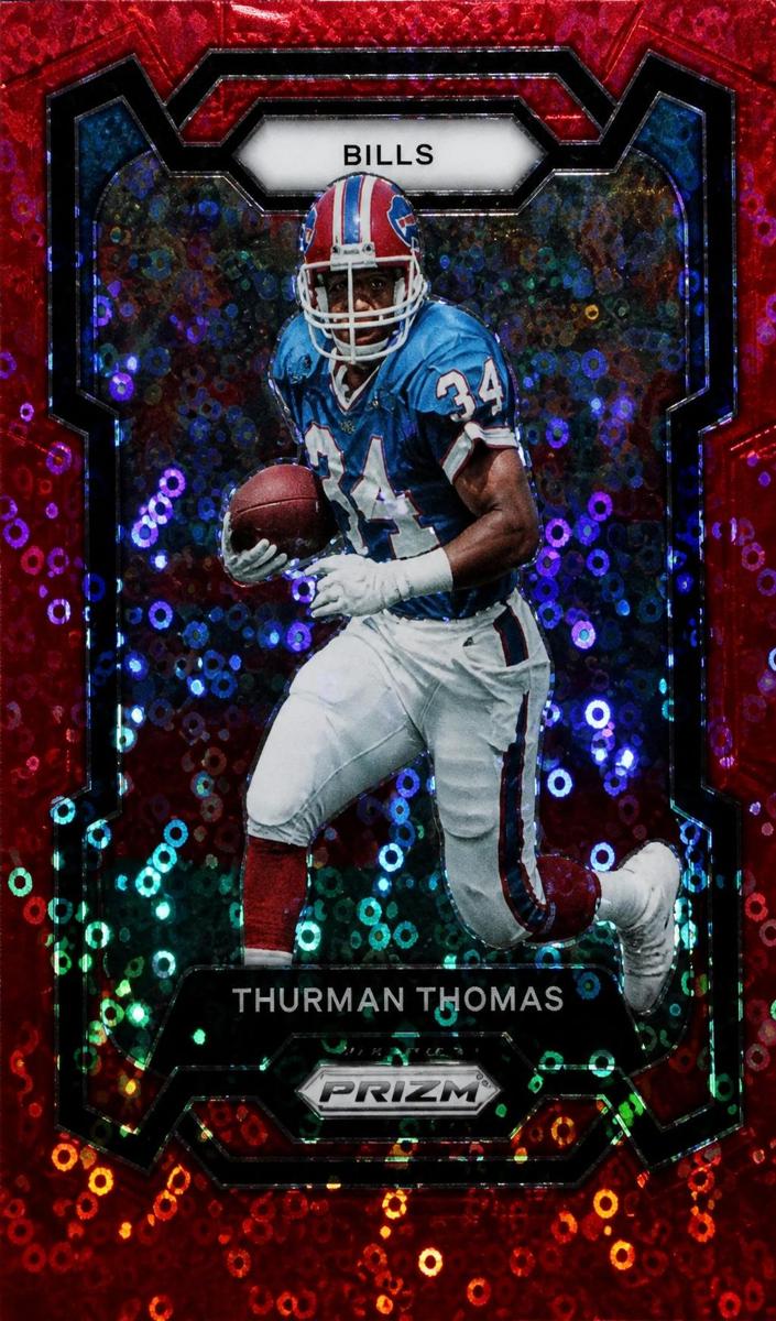 2023 Panini Prizm Football No Huddle Red Thurman Thomas #34