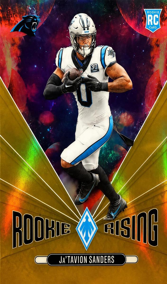 2024 Panini Phoenix Football Gold Ja'Tavion Sanders #RR-JSS