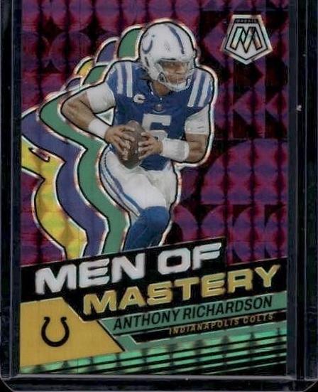 2024 Panini Mosaic Football Purple Anthony Richardson #MM-7 PSA 9