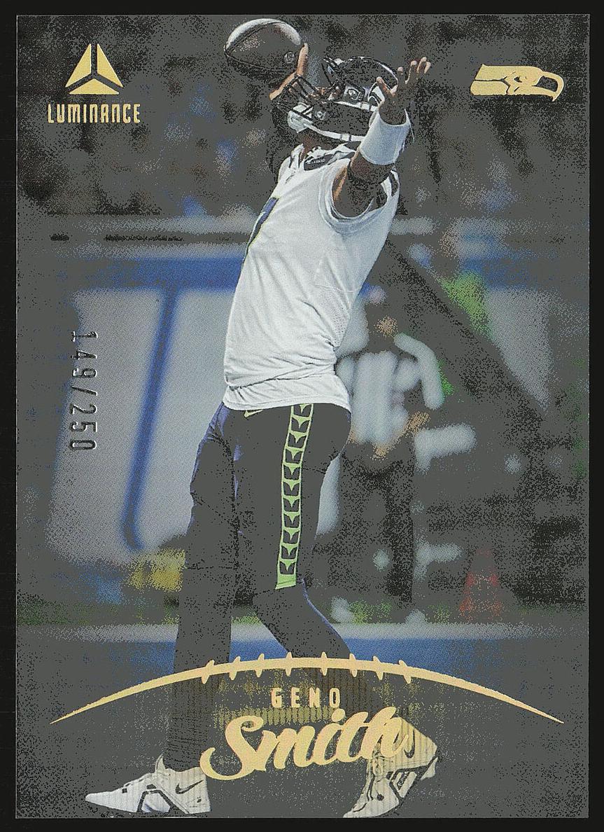 2023 Panini Luminance Football Gold Geno Smith #38