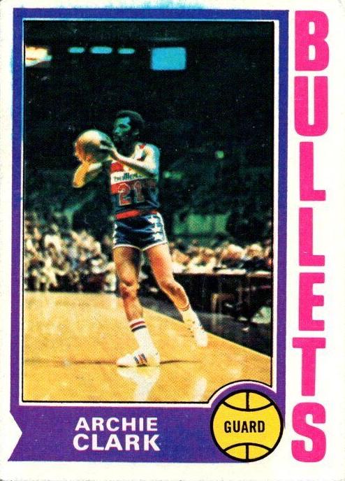 1974 Topps Basketball Archie Clark #172 PSA 9
