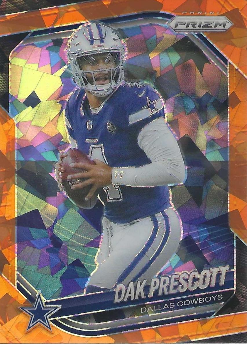 2025 Panini Prizm Football Orange Ice Dak Prescott #57