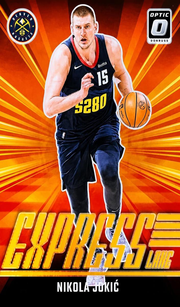2024 Donruss Optic Basketball Gold Nikola Jokic #3 PSA 9