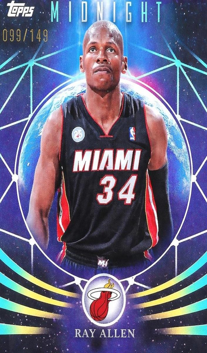 2025 Topps Midnight Basketball Morning Ray Allen #MF-18