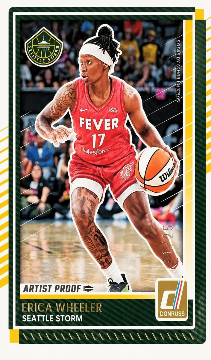 2025 Panini Donruss WNBA Basketball Artist Proof Erica Wheeler #80