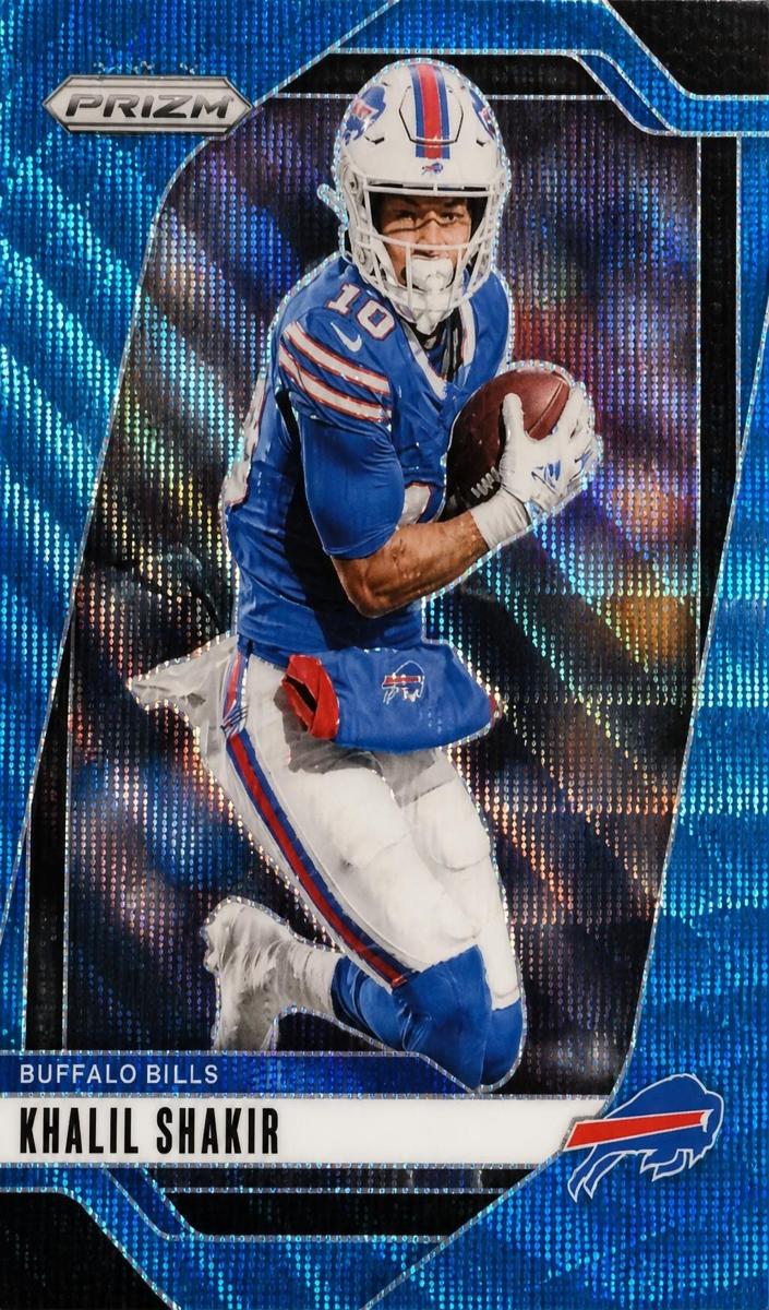 2024 Panini Prizm Football Blue Wave Khalil Shakir #31