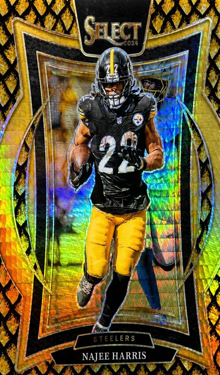 2024 Panini Select Football Gold Dragon Scale Najee Harris #85