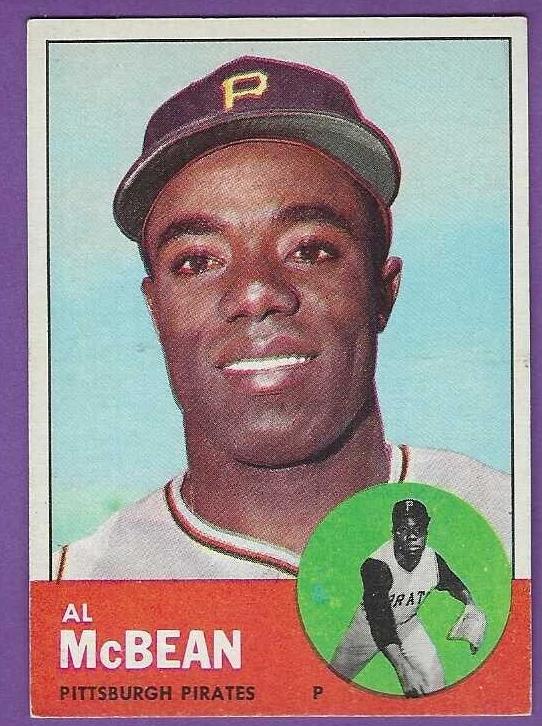 1963 Topps Baseball Al McBean #387